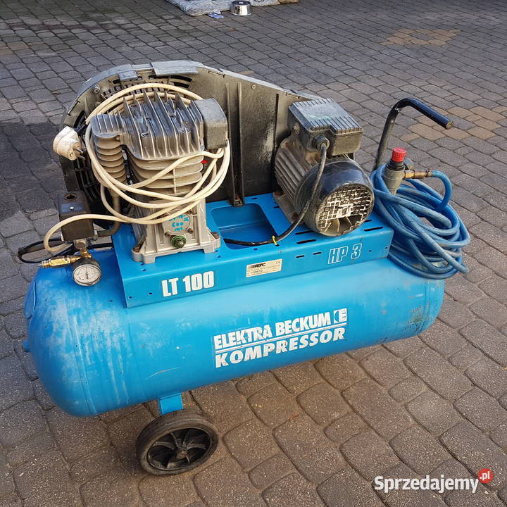 kompresor Sprężarka tłokowa 230v 8bar 100l Wiązowna