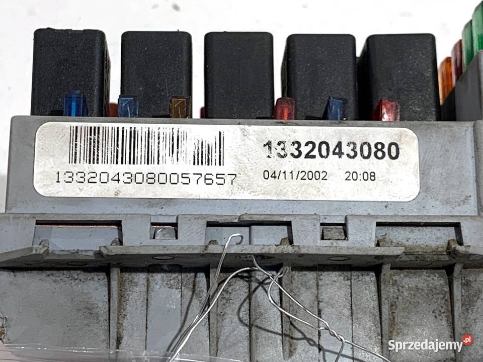 SKRZYNKA BEZPIECZNIKÓW CITROEN JUMPER II