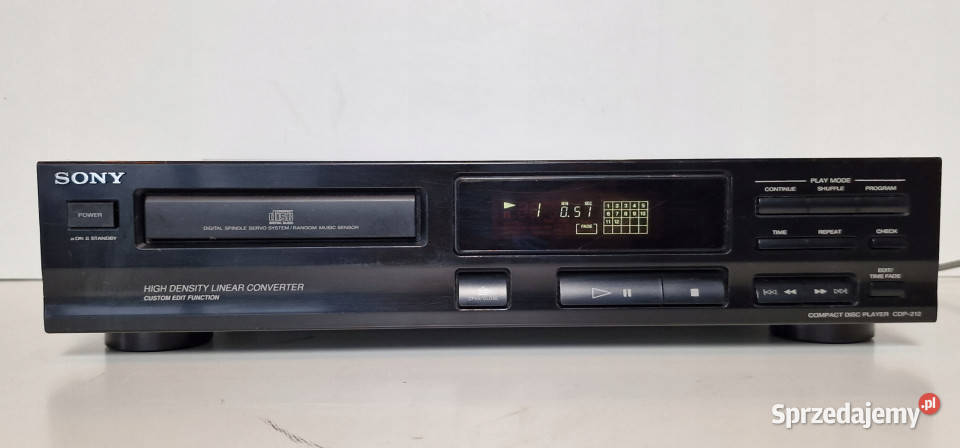 SONY odtwarzacz kompaktowy CD player CDP 212 Międzychód