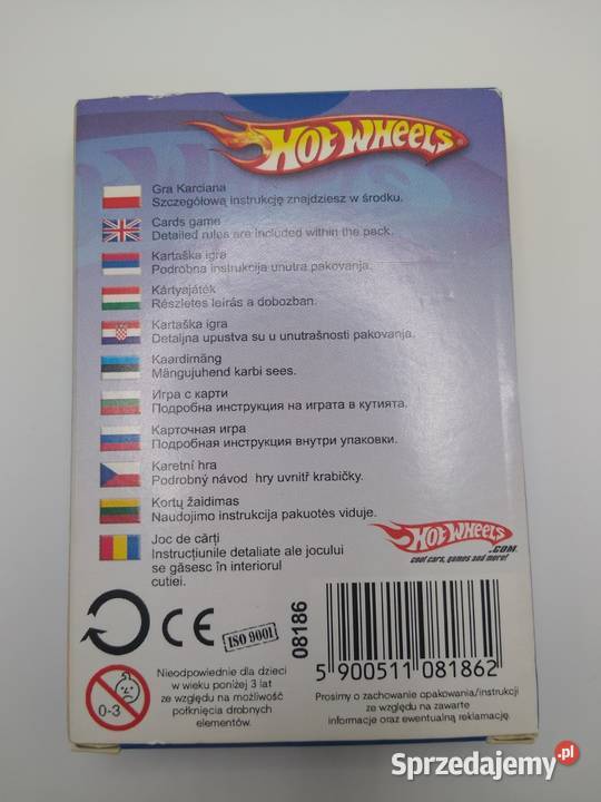 Gra karciana Hot Wheels Races 5 lat+