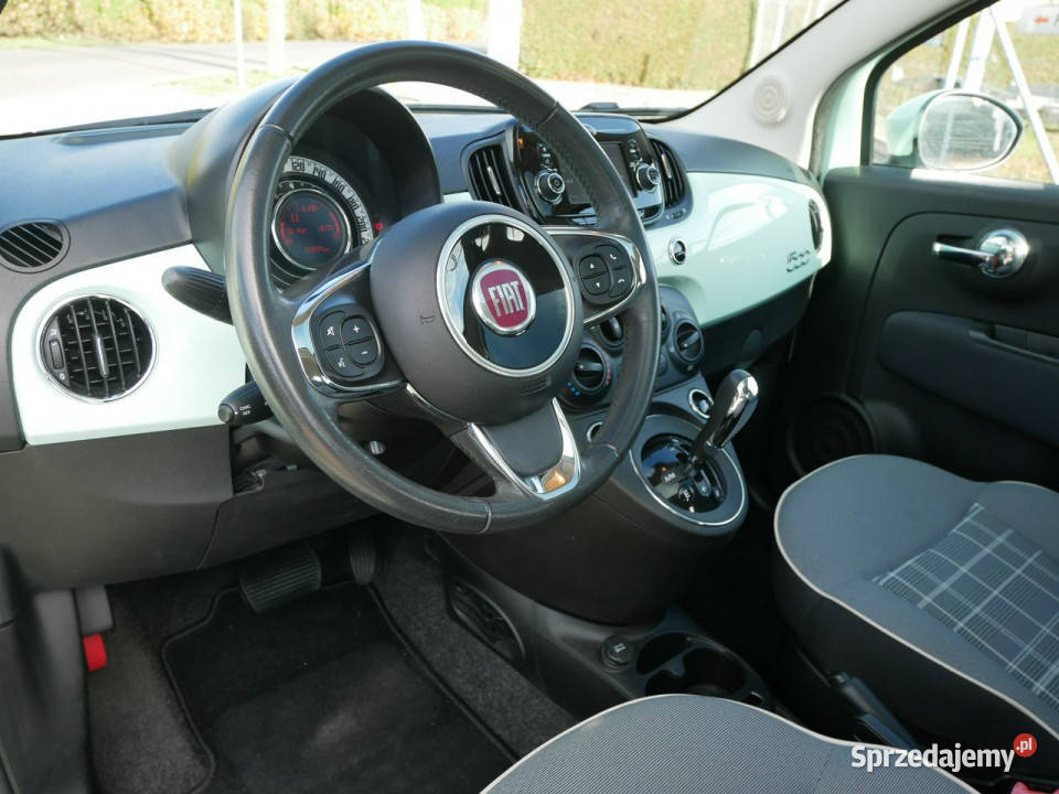 Fiat 500 FL 12 69 Eu6 Lounge Automat Panorama elektryczne lusterka śląskie Goczałkowice-Zdrój