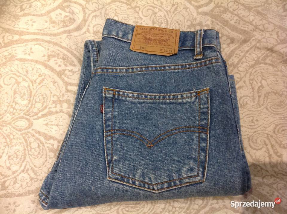 Spodnie Jeans Levis 501 S W 30 j Nowe Nowa Sól