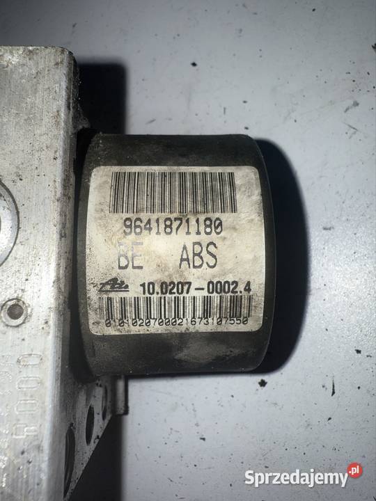 Pompa ABS Peugeot 206 9641871180 Części samochodowe Ostrów Wielkopolski sprzedam