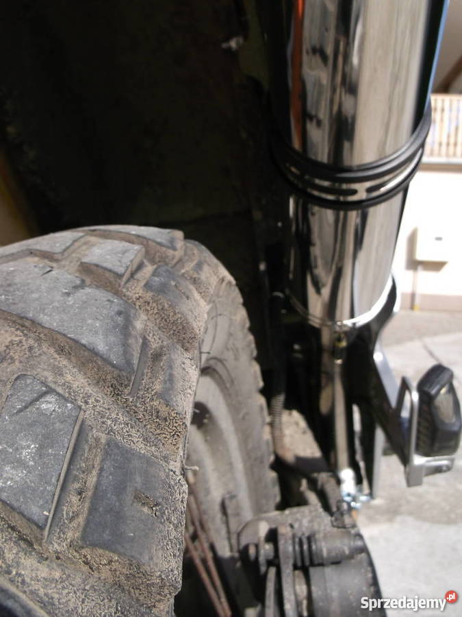 HUZAR EXHAUST wydech tłumik exhaust OWAL Pozostałe Części motocyklowe Błażowa