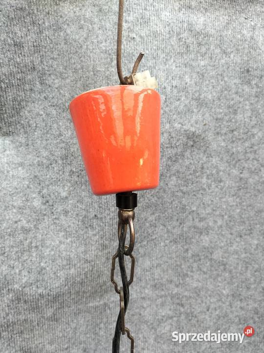 Lampa wisząca ceramiczna Fat Lava duża Leszno sprzedam