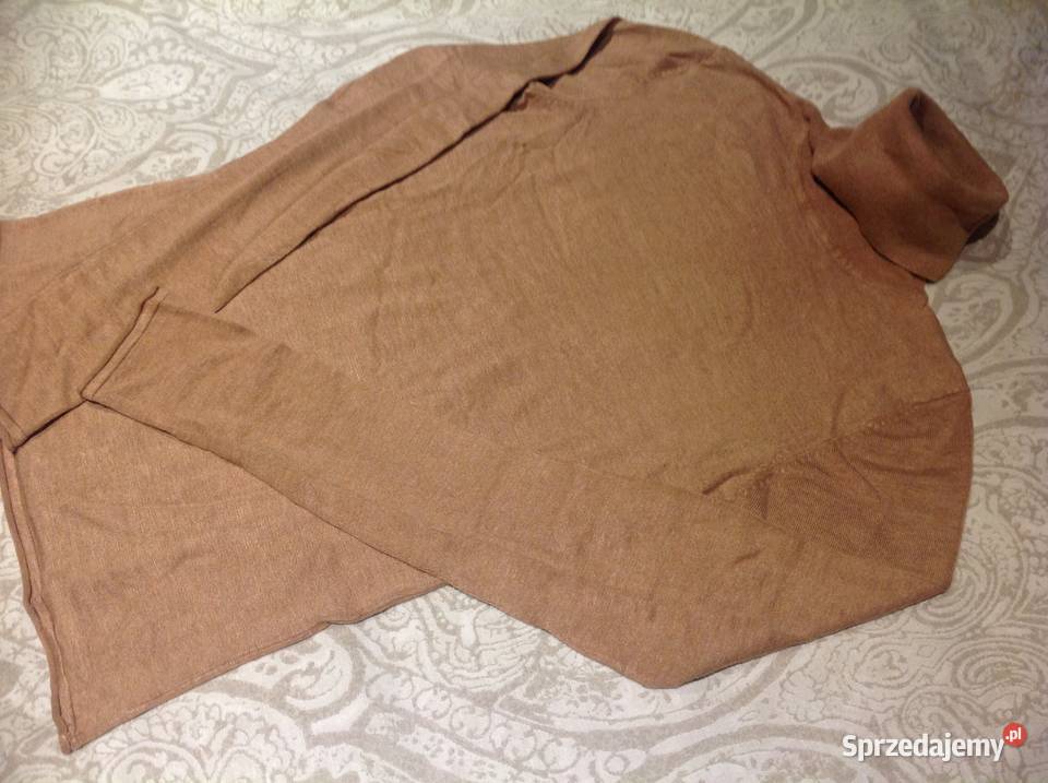 Golf Sweter Beżowy Damski STRADIVARIUS S