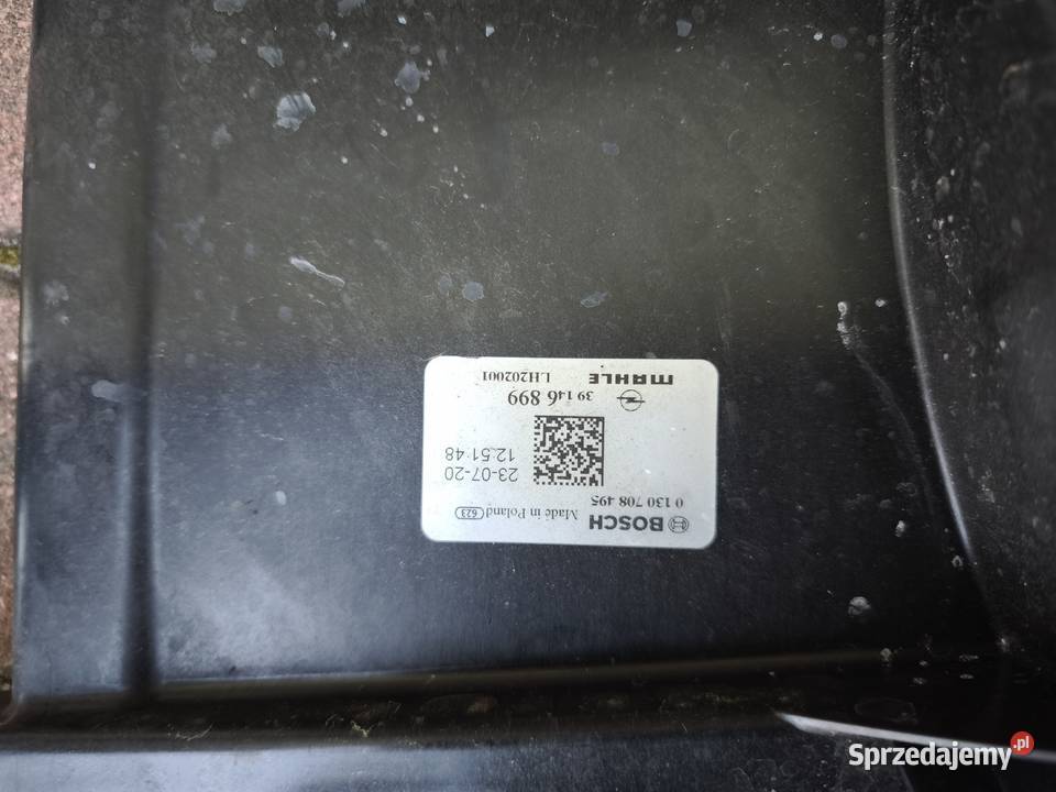 Zestaw chłodniczy Opel Astra K 12 Turbo Benzyna