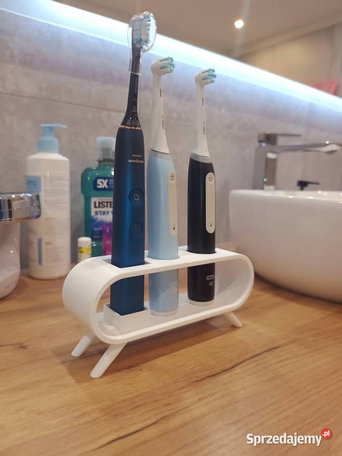 Stojak na 3 szczoteczki 1x Philips Sonicare i 2x Kęty