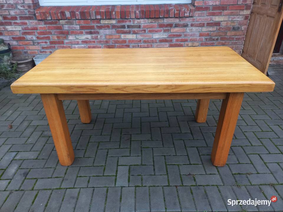 Stół dębowy drewniany holenderski Salon Jadalnia 160.5cm Gawroniec