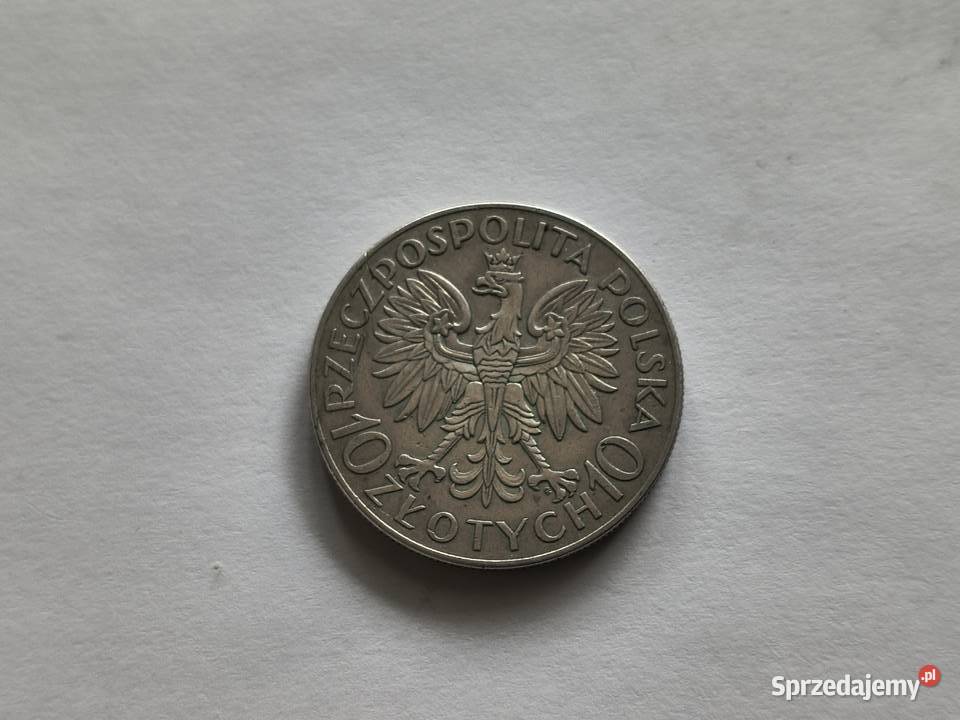 10 1933 Sobieski srebro Ag 750