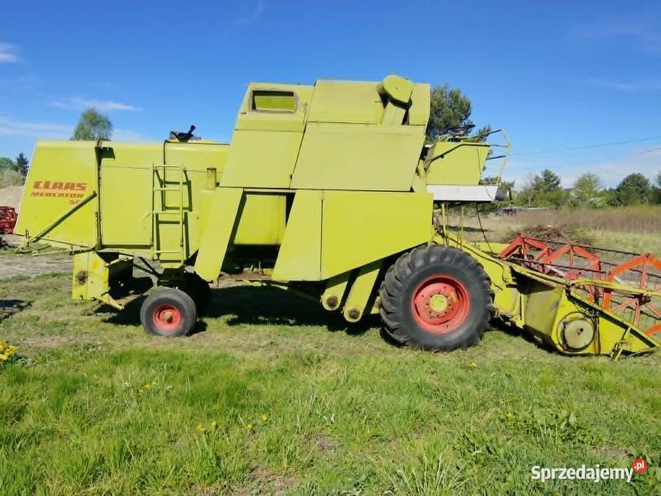 Kombajn zbożowy Claas Mercator 50 z sieczkarnia Skaryszew