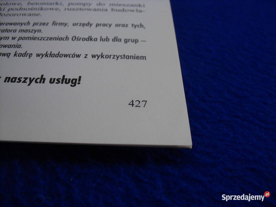 Książka OPERATOR KOPARKIŁADOWARKI ITP Maszyny budowlane