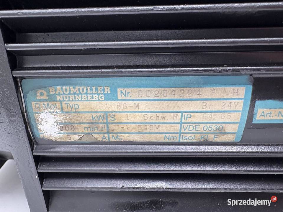 Bumuller DSG 56M 235kW Servomotor Refubrished Pozostałe Elektryka Warszawa