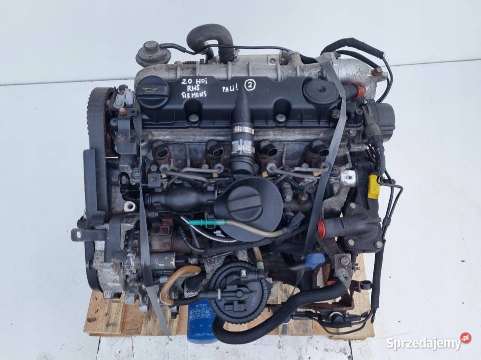 SILNIK Peugeot 607 20 HDI 8V 107 162 pali RHS Rudka