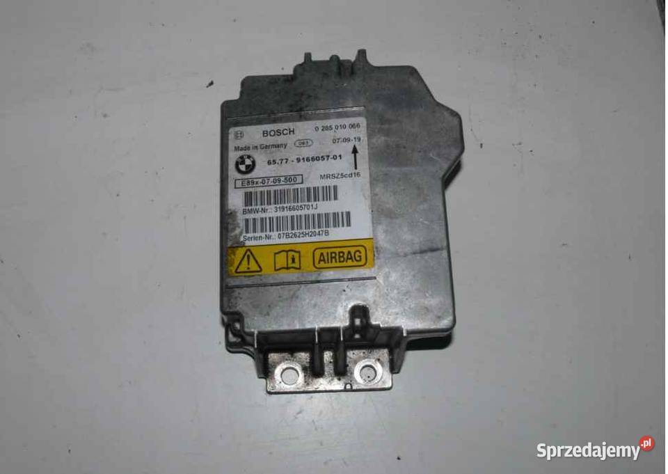 MODUŁ STEROWNIK AIRBAG BMW E90 9166057 osobowe Wielkie Drogi