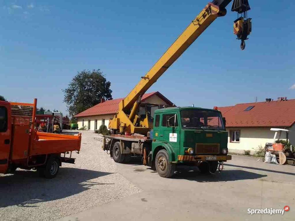 Jelcz dźwig samochodowy żuraw 10 ton Nowy Sącz