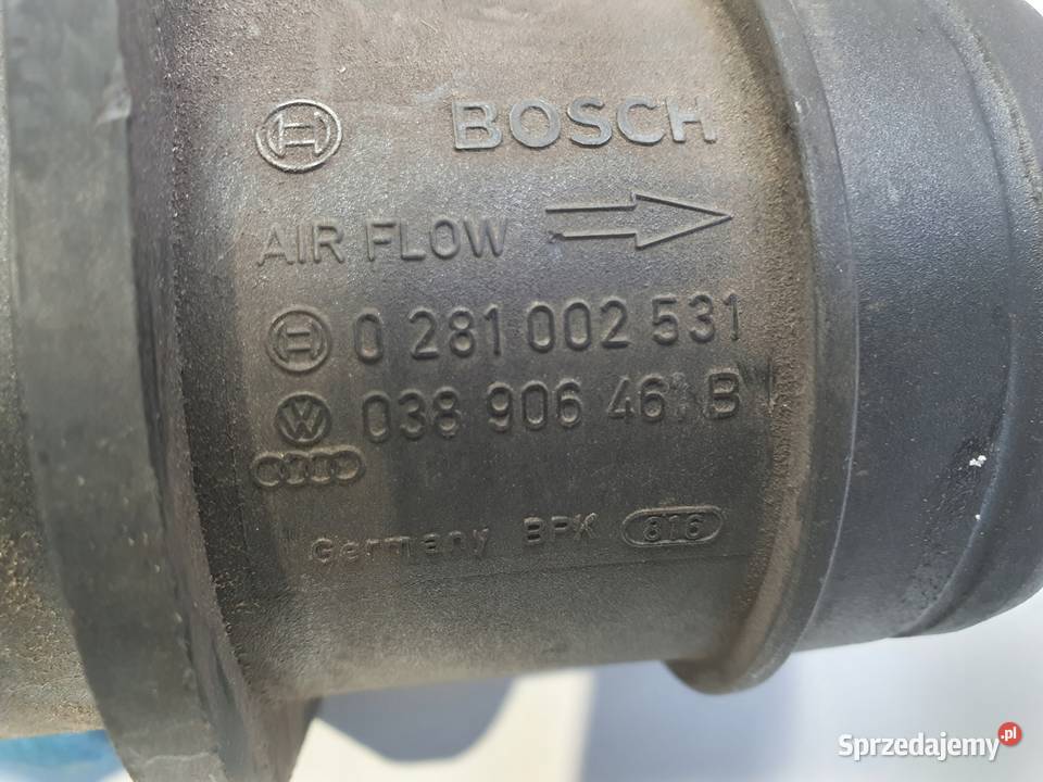 PRZEPŁYWOMIERZ Audi A3 8L 19 TDI POWIETRZA lubelskie Rudka