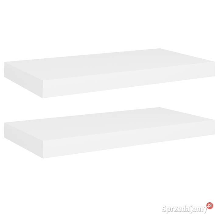 Półki ścienne 2 białe 50x23x38 MDF WM323809 Warszawa sprzedam