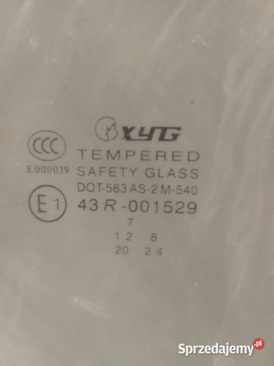 Szyba Drzwi Prawych Przednich Nissan Micra Boczne (drzwi) Bralin