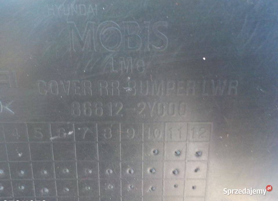 DOKŁADKA SPOJLER ZDERZAK TYŁ HYUNDAI IX35 PDC osobowe Karoseria Nowy Tomyśl