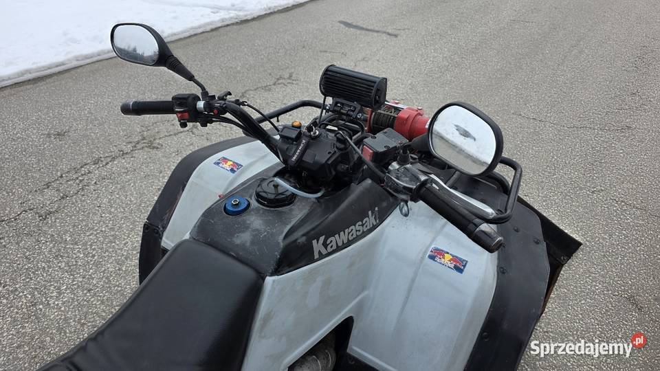 Quad Kawasaki klf 400 4x4 półautomat plug Rok produkcji 2001 Sandomierz