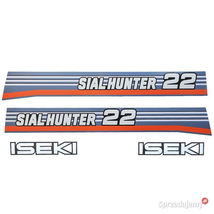 Naklejki Iseki Sial Hunter 22 Pozostałe Tajęcina