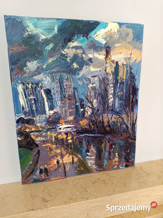 Ludovic Labb 1978 nowy olej na płótnie 61x50