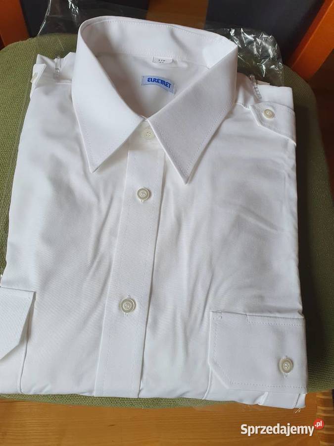 biała koszula męska z długim rękawem Rozmiar 4XL wielkopolskie Piła