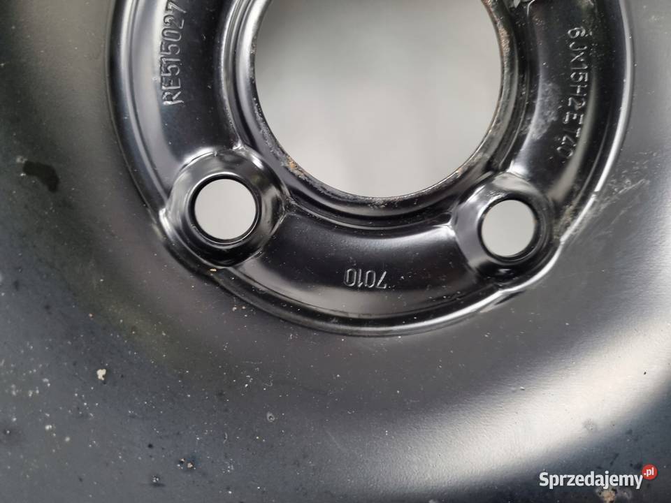 KOŁO ZAPASOWE Renault Clio IV zapas felga 18565 Średnica 15" Chełm sprzedam