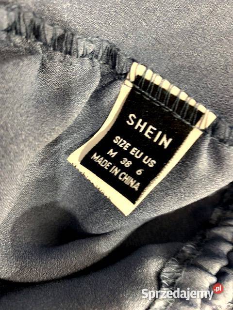 shein sukienka imprezowa marszczenia