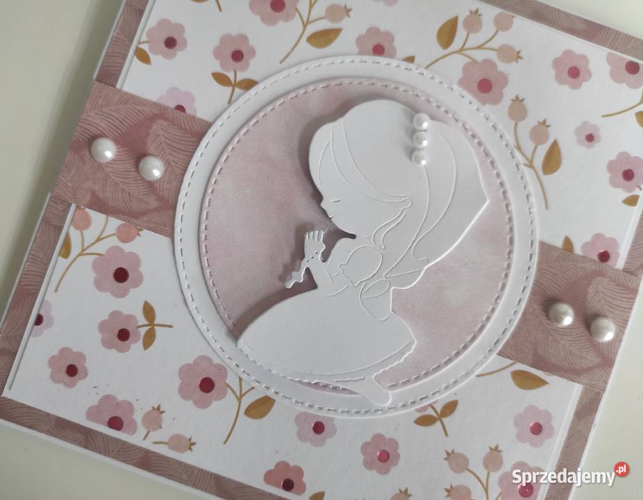 Kartka ręcznie z okazji Pierwszej Komunii sprzedam