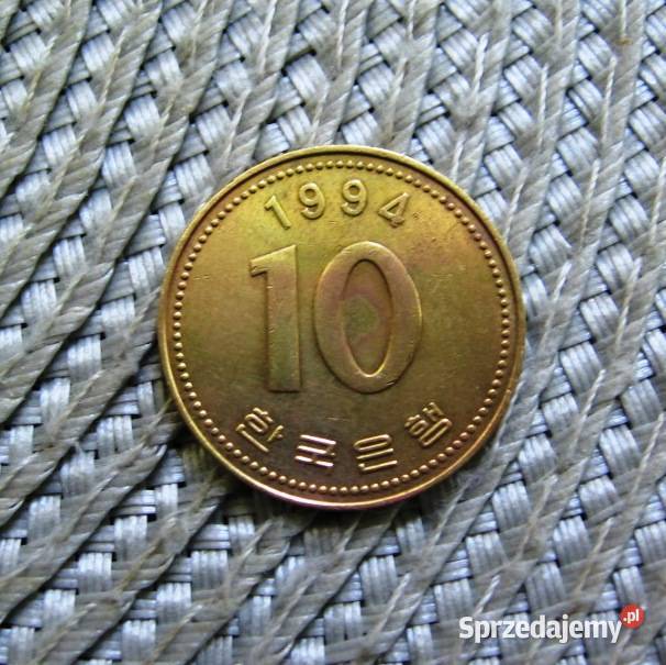 Korea 10 Won 1994r Kalisz