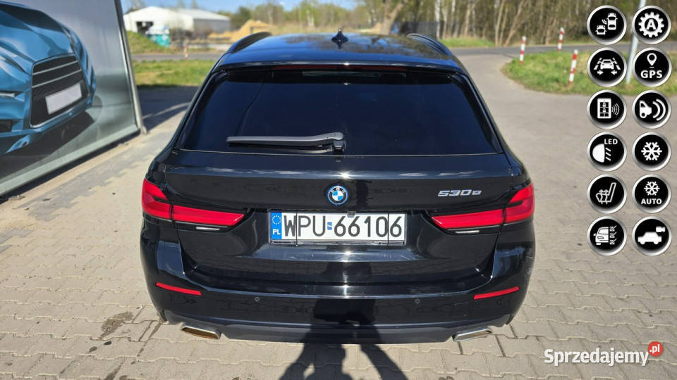 BMW 530 Hybryda Plug In 530e Bogate Wyposażenie elektryczne lusterka BMW Motoryzacja Karczew