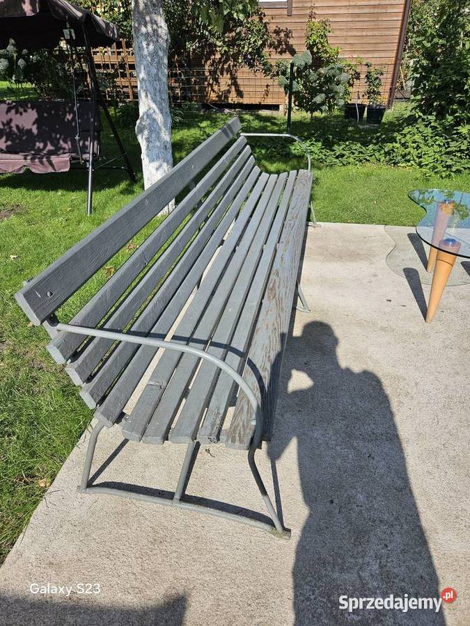 Ławka ogrodowa z PRLU