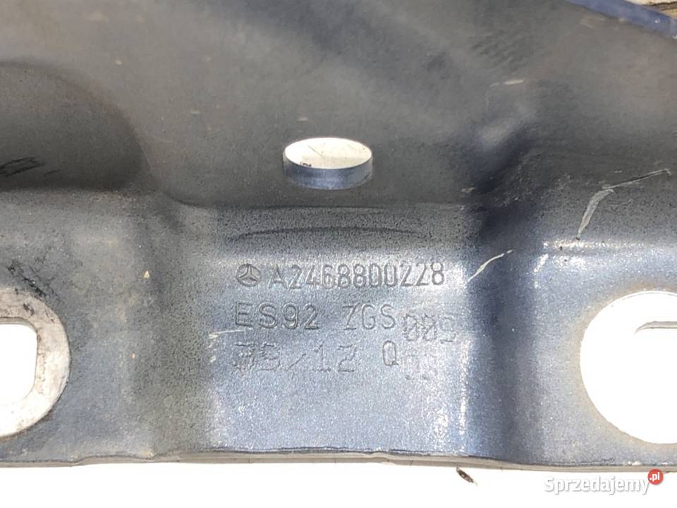 ZAWIAS MASKI PRAWY PRZÓD MERCEDES W246 Minivan podkarpackie