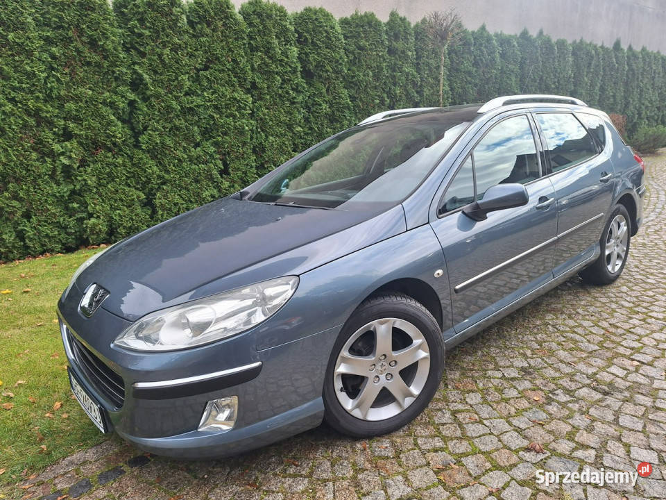 Peugeot 407 Panorama dach Navi nowy dwumas szary sprzedam