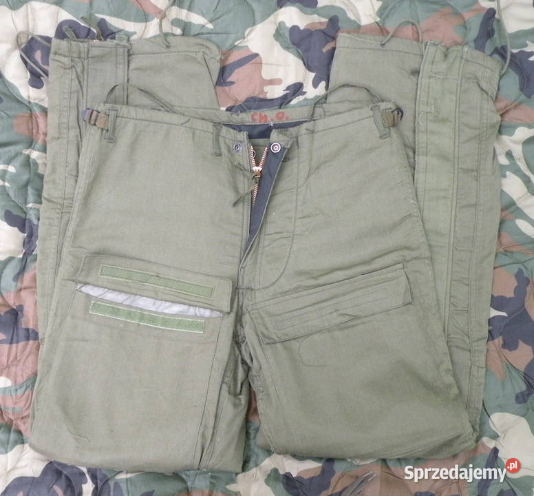 Spodnie us army chemical prot SMALL olive Wrocław