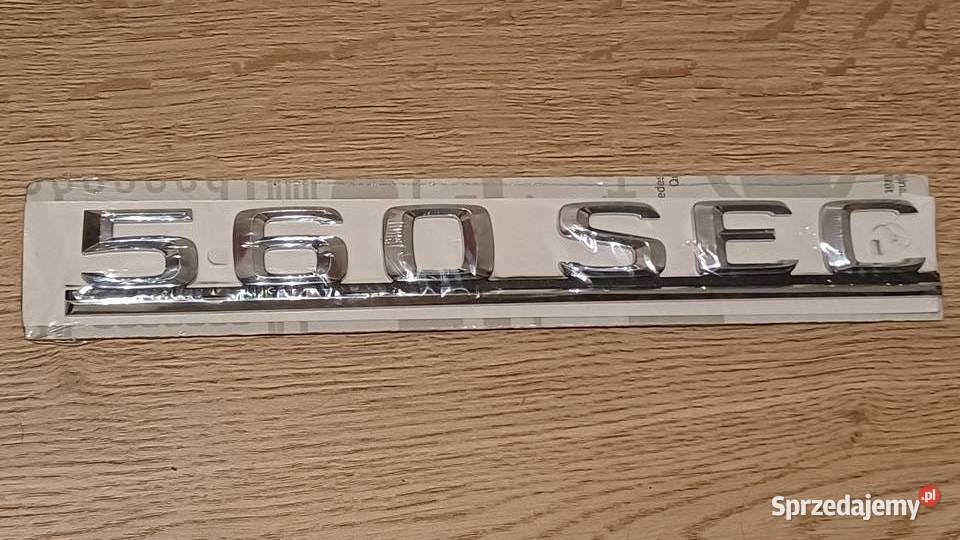 Nowy oryginalny szyld emblemat Mercedes 126 SEC lubuskie Zielona Góra