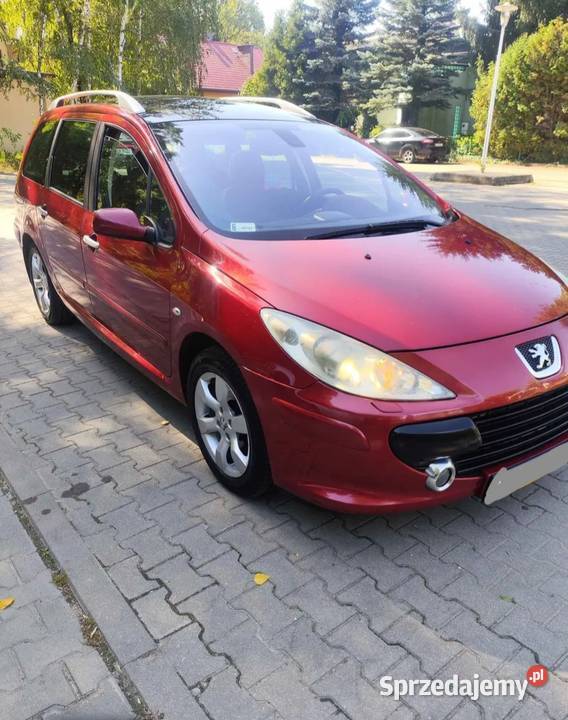 Peugot 307sw 20 benzyna gaz zadbany isofix 307 SW Nowe Miasto nad Pilicą sprzedam