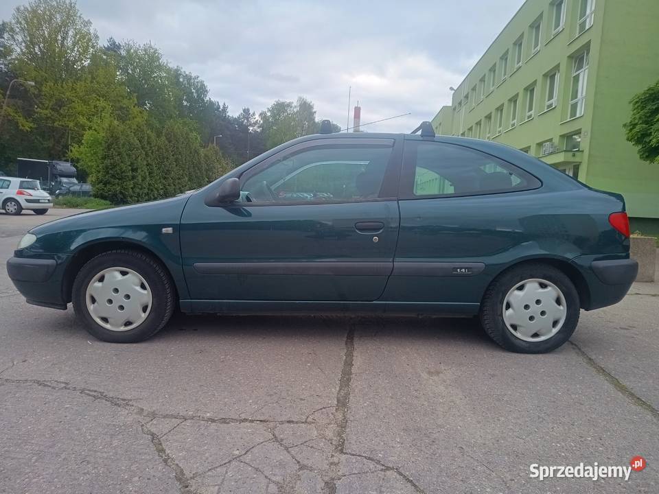 Citroen Xsara 14i 2000 bezwypadkowy zielony Łódź sprzedam