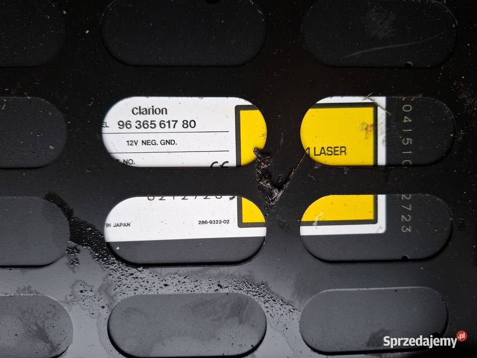 Zmieniarka Płyt Peugeot 607 osobowe