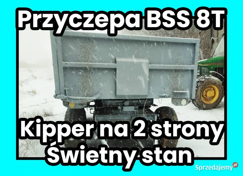 Przyczepa Czeska BSS 8T Kiper Na Dwie Strony Dobromierz
