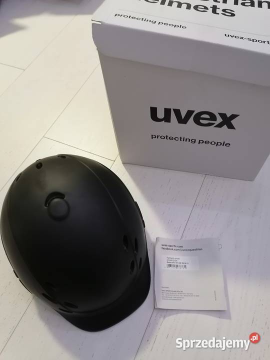 KASK JEŹDZIECKI UVEX ONYXX 4954 BLACK mat Gaszowice