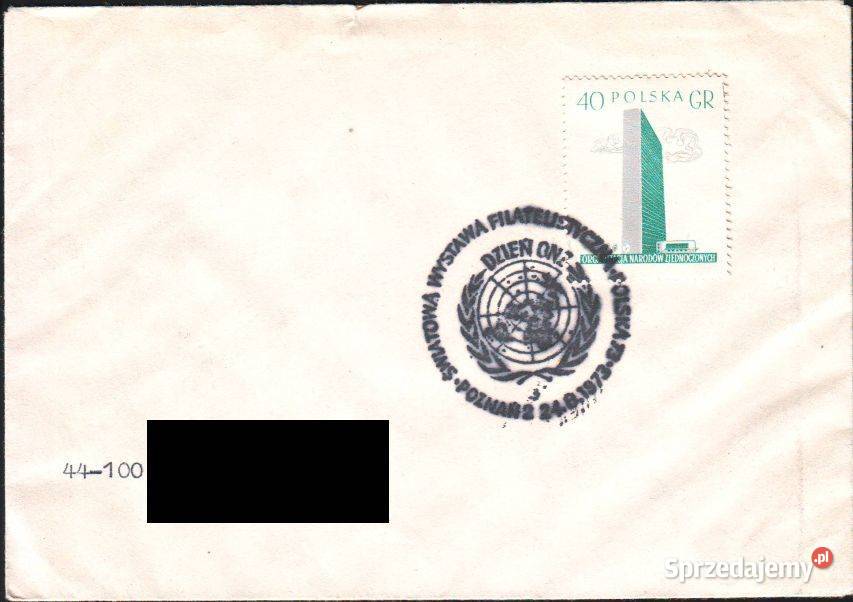 Kop Okol Wyst Fil Dzień ONZ 1973 Filatelistyka Gliwice