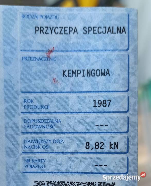 Przyczepa kempingowa Burstner Rzeszów