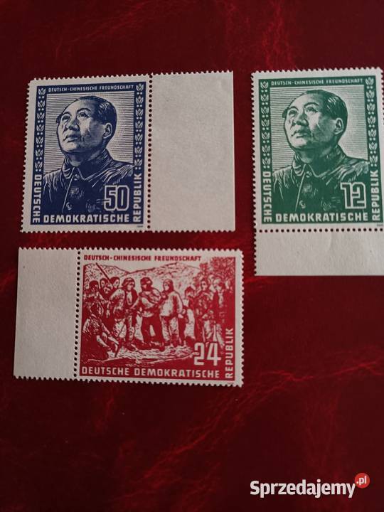 Mao tsetung znaczki NRD Filatelistyka