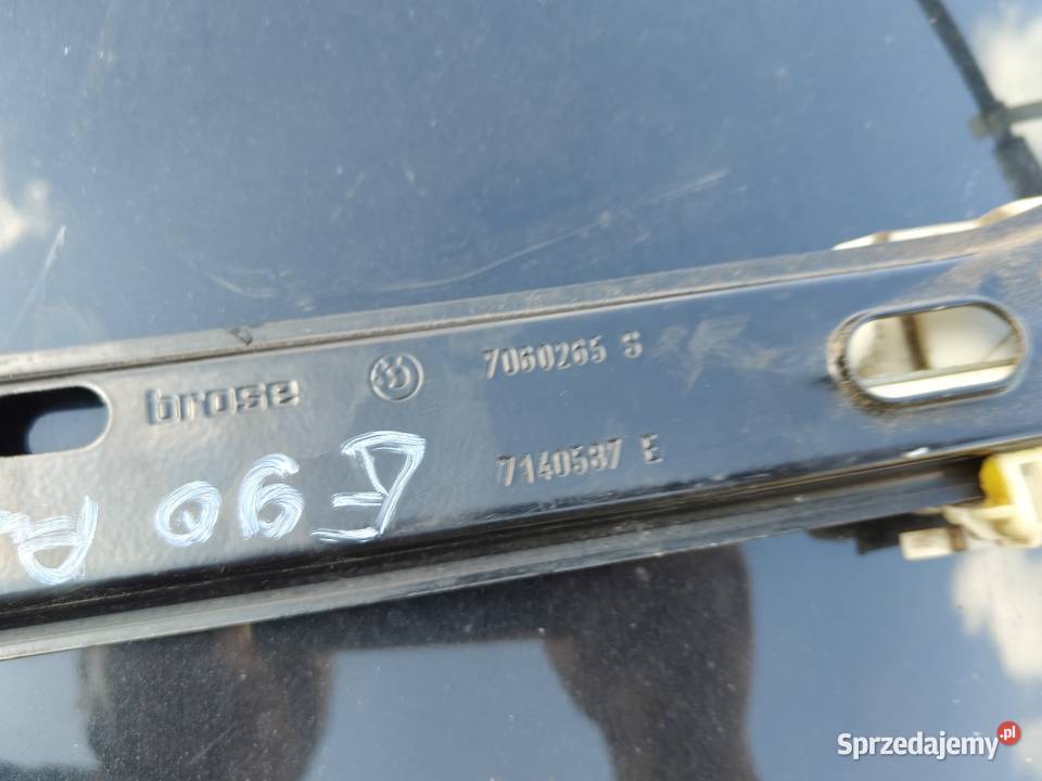 Bmw e90 podnośnik szyby przód lewy oryginał 100 Wyposażenie wnętrza Aleksandrów Łódzki