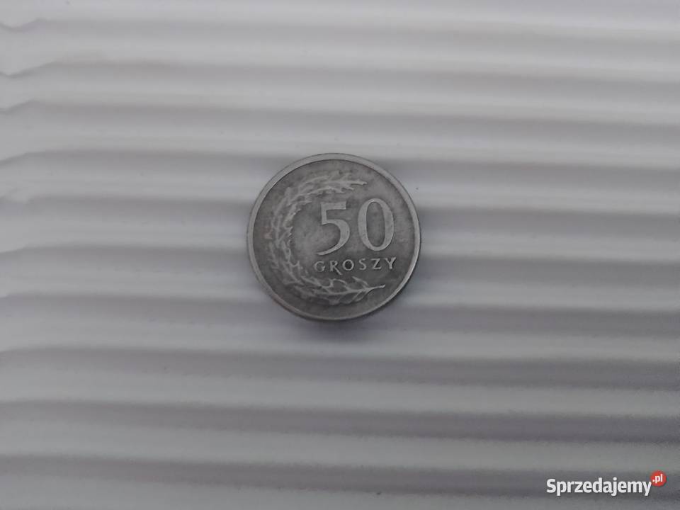 Moneta 50gr groszy z 1991 roku Stan Świdnik