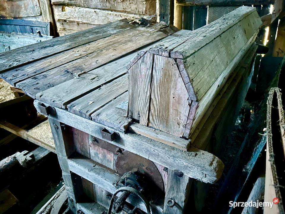 Zabytkowa Polska MŁOCKARNIA młocarnia chyba Łowicz sprzedam