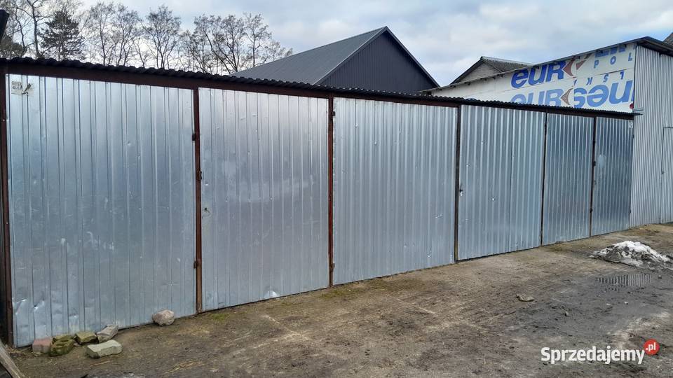 Garaże blaszane 3garaze 10x5 343 Skaryszew sprzedam